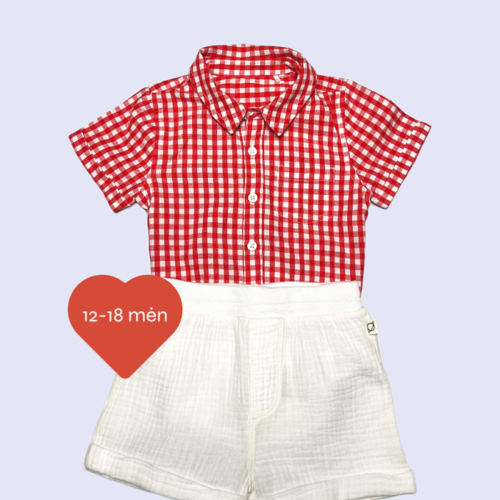 Apranga kūdikiui Gingham